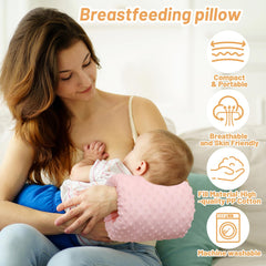 KAKIBLIN pink-baby-feeding-arm-pillow travel-compact demonstrates portable feeding