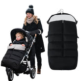 KAKIBLIN stroller footmuff with waterproof-oxford-fabric for rainy-day protection.