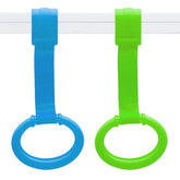 Kalamanda baby pull-up rings blue front view helps little one practice standing