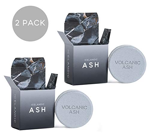 Kalastyle Halló Iceland Volcanic Ash Soap pack of 2 bars—gentle cleansing with volcanic ash.