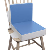 Kalawen booster seat with upgraded straps and buckle for secure dining.