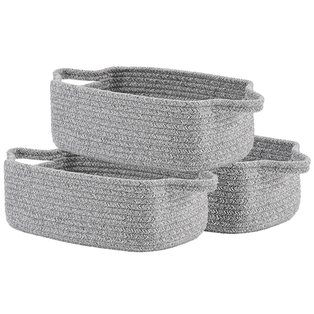 KALLAX small woven basket top view shows compact storage for tidy shelves.