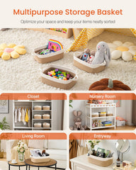 KALLAX small woven basket bathroom-storage blends with decor while concealing essentials.