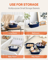 KALLAX small-woven-basket bathroom storage holds towels and toiletries
