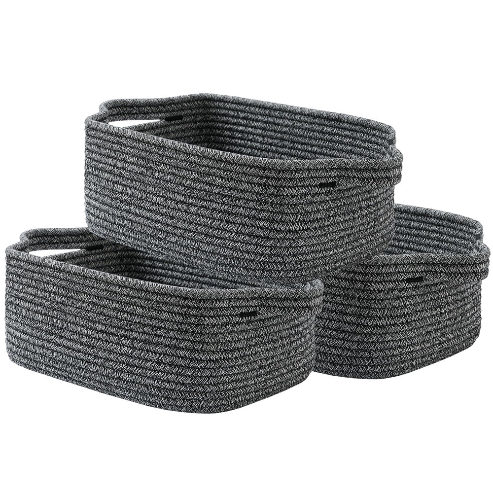 KALLAX small woven basket compact size helps keep shelves neat and maximize space