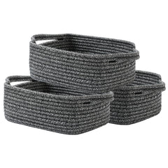 KALLAX small woven basket front view highlights compact storage for shelves