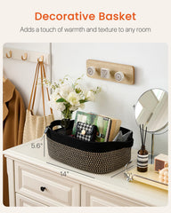KALLAX small woven basket on a shelf demonstrates tidy organization and versatile decor