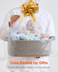 KALLAX small woven basket toy basket keeps playroom tidy and accessible.