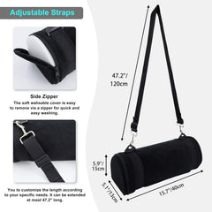 Kalnweis car seat foot rest outer cover with zipper for quick inner core removal.
