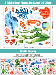 Kalolary Under The Sea bubbles decal brings playful shimmer to walls or bathrooms