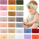 Kangaroo baby headbands 4in bows for gentle, comfortable everyday wear