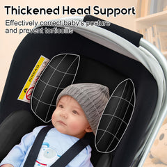 Kaseeous extra thick head support cushions sides for stability.