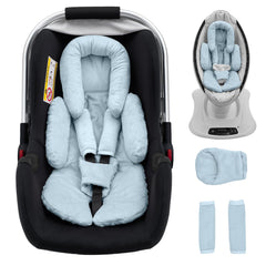 Kaseeous infant insert head support provides gentle cushioning for newborn rides