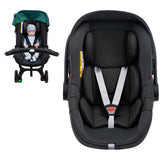 Kaseeous infant seat insert for Doona, front view with enhanced head support
