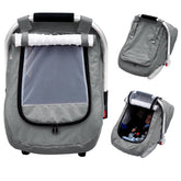 Kaseeous waterproof baby car seat cover protecting from rain during travel