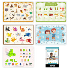 KAshack sticky placemats with adhesive back for mess-free meals