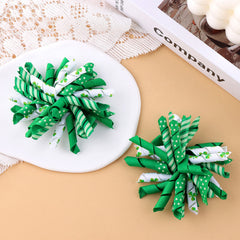 KCHIES lead-free lined alligator barrette close-up secures hair without pulling.