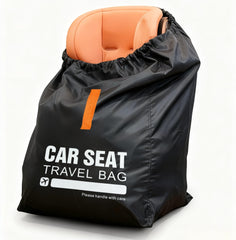 Kcicephine car seat travel bag closed, compact storage and protection for busy travels.