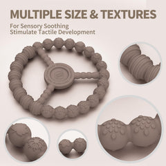 KDTOMOY freezable teether provides cold relief for gums