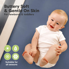 KeaBabies SnugFit Tech stretch demo for easy on/off during diaper changes.