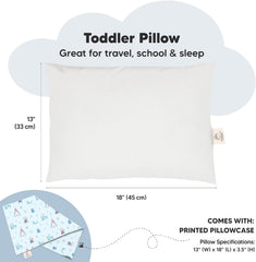 KeaBabies My Little Dreamy ergonomic design supports comfy neck alignment.