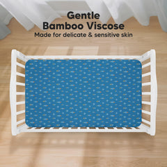 KeaBabies 2-pack crib sheets on a 52x28 mattress.