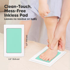 KeaBabies 4-pack inkless baby foot imprint kit for lasting memories.