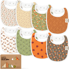 KeaBabies 8-pack organic baby bibs in packaging, ideal for gifting and newborn essentials.