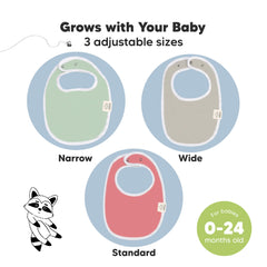 KeaBabies bibs with soft seams and nickel-free snaps for gentle comfort.