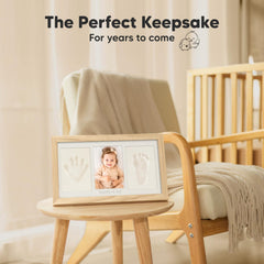 KeaBabies baby footprint clay detail highlights safe, moldable material for prints