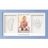 KeaBabies baby handprint frame in cornflower for nursery keepsake