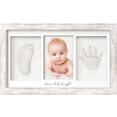 KeaBabies handprint kit setup for a keepsake creation.