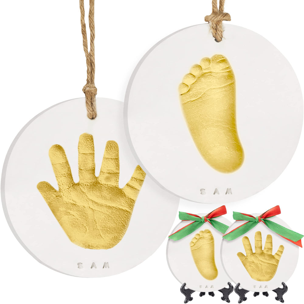 KeaBabies baby handprint kit showing tiny fingers for a lasting keepsake.