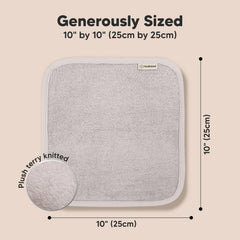 KeaBabies washcloths demonstrate high lather for quick, thorough cleansing