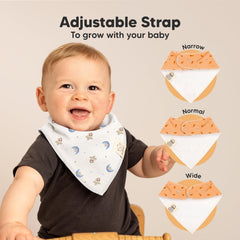KeaBabies Cosmo closeup fabric emphasizes 100% organic cotton softness against delicate skin