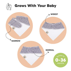 KeaBabies bandana bibs water-resistant fleece layer detail for extra absorbency
