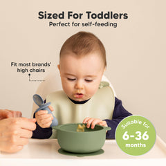 KeaBabies bowls-no-sharp-edges ensure safe feeding for tiny hands during BLW.
