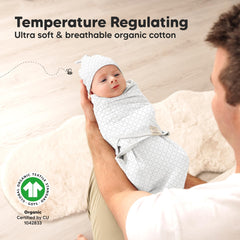 KeaBabies breathable 0-5 tog fabric supports year-round comfort