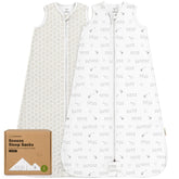 KeaBabies BumbleBear sleep sack open demonstrates full-body wearable blanket for safe sleep.