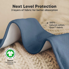 KeaBabies plush fleece lining adds comfort against skin during feeds