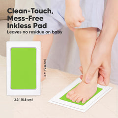 KeaBabies Clean Touch Inkpad ready for safe, splash-free baby imprinting.