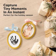 KeaBabies clear acrylic cover protects keepsake while displaying imprint