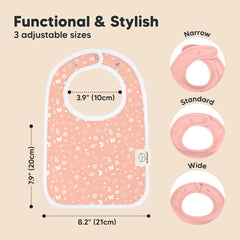KeaBabies Coast butterfly bibs with soft fleece backing keep outfits dry.