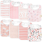 KeaBabies Coast Bibs pack with unisex colors for 0-24 months keeps outfits clean during meals