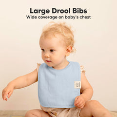 KeaBabies Coast Bibs absorbent layer close-up keeps outfits dry