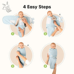 KeaBabies swaddle is durable and machine washable for busy parents.