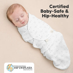 KeaBabies easy-change zipper swaddle allows diaper changes without unwrapping.