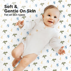 KeaBabies high-quality elastic hidden within seams keeps sheets secure.