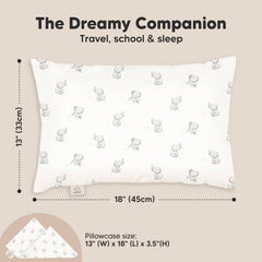 KeaBabies Elly organic cotton fabric offers breathable, safe sleep.