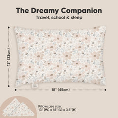KeaBabies Flora Vale organic cotton fabric highlights safe, gentle comfort for toddlers